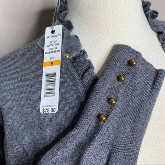 Joseph A. Grey Open Front Sweater  New With Tag Size Small - Picture 4 of 5